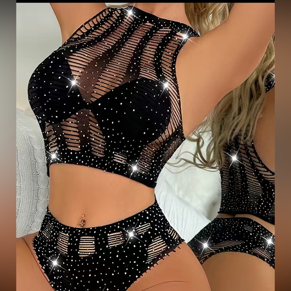 2pc lingerie/cover up